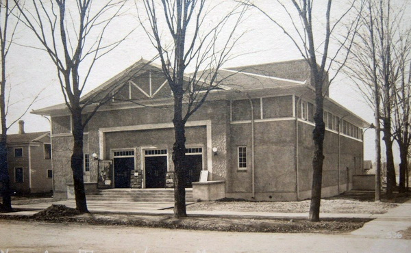 Howmet Playhouse - Vintage Post Card View (newer photo)